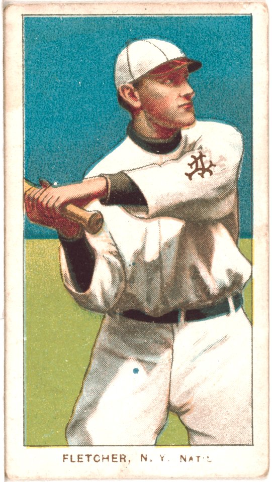 Art Fletcher, New York Giants, baseball card portrait LCCN2008676487