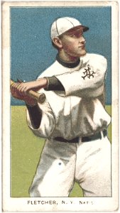 Art Fletcher, New York Giants, baseball card portrait LCCN2008676487