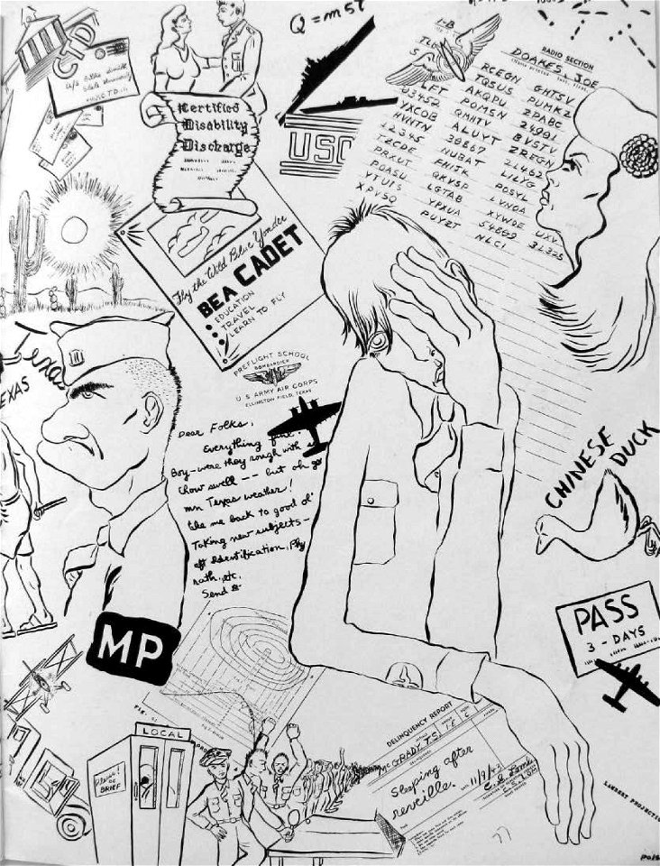 Art detail, from- Ellington Field - 43E2 Claswbook (page 45 crop)