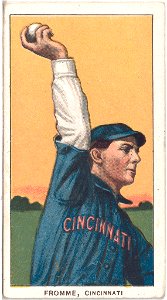 Art Fromme, Cincinnati Reds, baseball card portrait LCCN2008676455