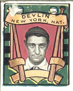 Art Devlin, New York Giants, baseball card portrait LCCN2007683840