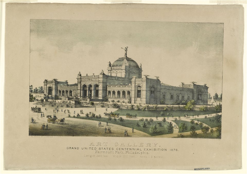 Art Gallery- Grand United States Centennial exhibition 1876 - Fairmount Park, Philadelphia LCCN90708791