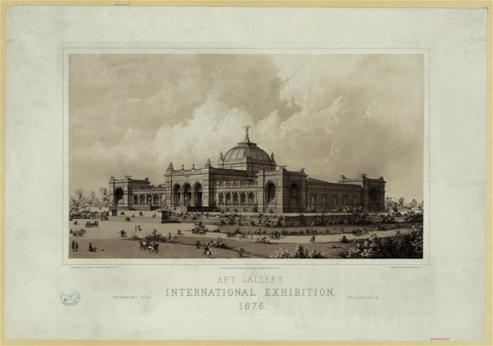 Art gallery, international exhibition, 1876 LCCN2003680525