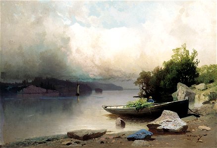 Arseny Meshchersky - River Landscape