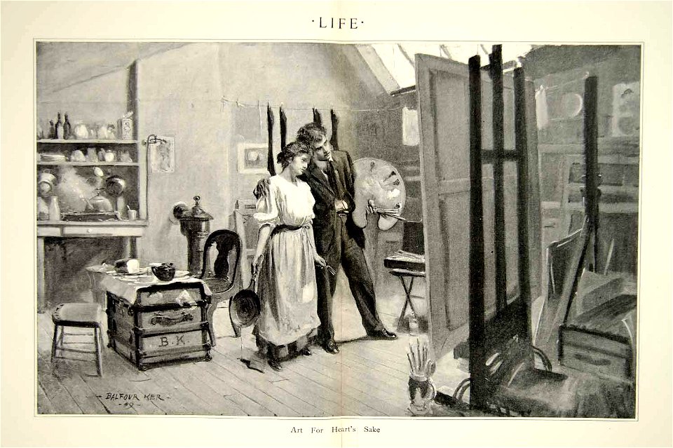 Art For Heart's Sake - William Balfour Ker - 1910
