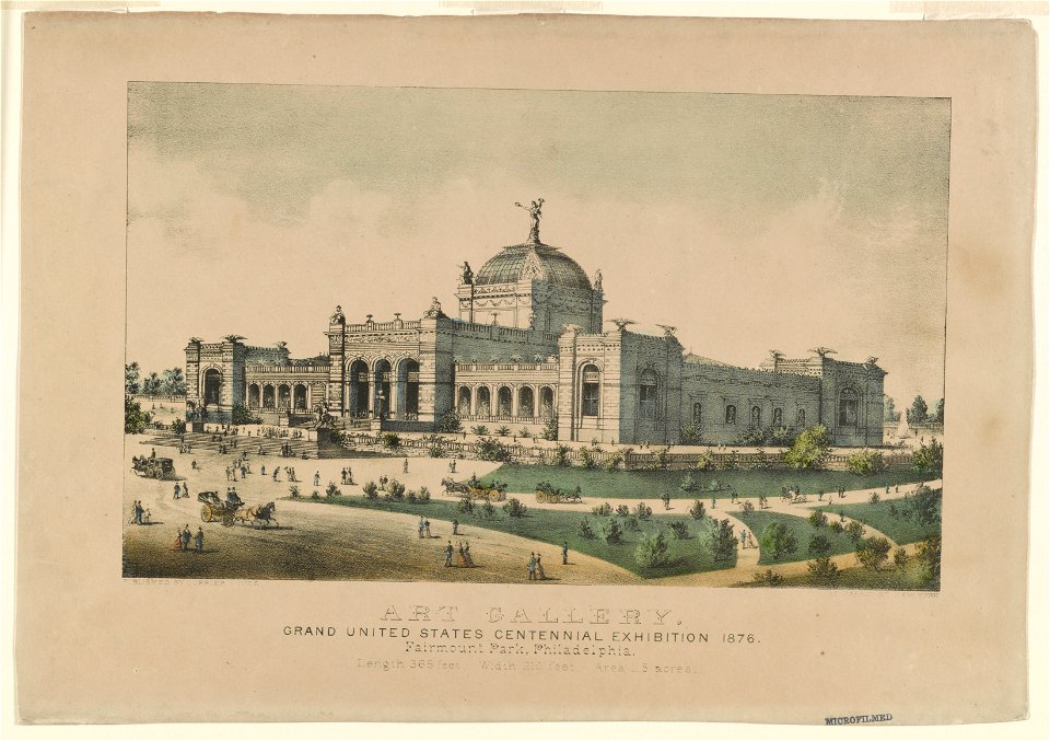 Art Gallery- Grand United States Centennial exhibition 1876 - Fairmount Park, Philadelphia LCCN90708791