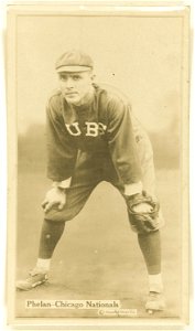 Art Phelan, Chicago Cubs, baseball card portrait LCCN2007685733