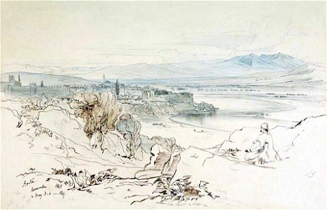 Arta, Greece, Edvard Lear, 1849b