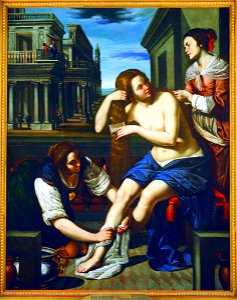 Artemisia Gentileschi - Bathsheba at Her Bath (ca. 1636-1638)