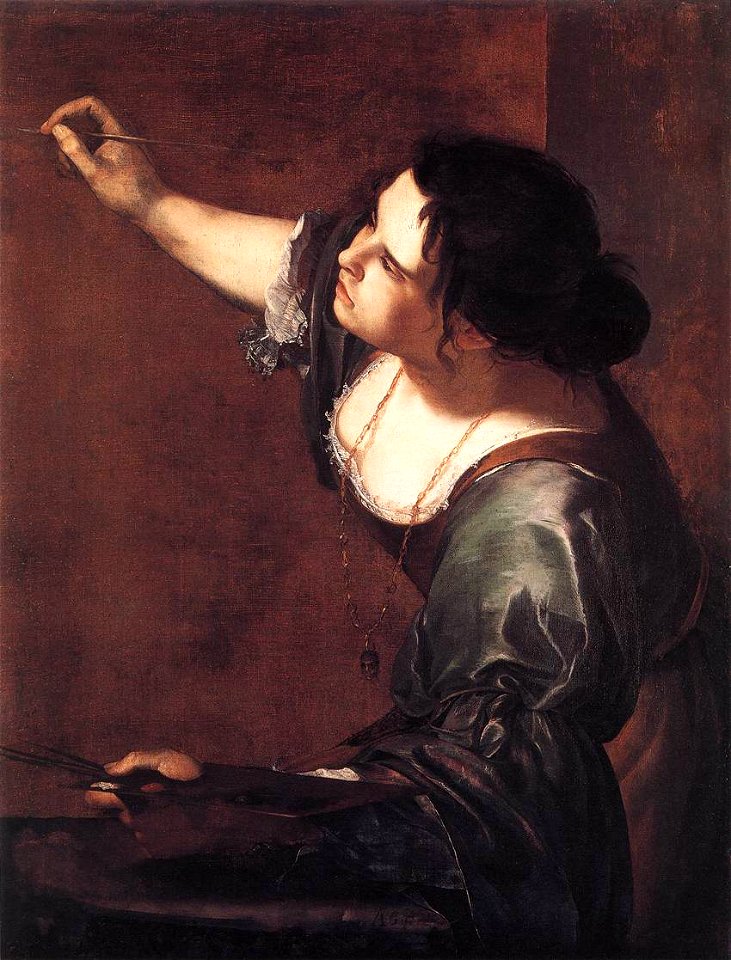 Artemisia Gentileschi - Self-Portrait as the Allegory of Painting - WGA08569