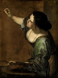 Artemisia Gentileschi (Rome 1593-Naples 1652) - Self-Portrait as the Allegory of Painting (La Pittura) - RCIN 405551 - Royal Collection
