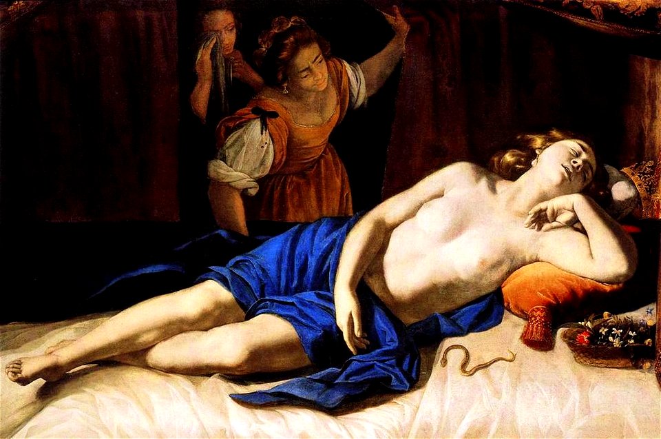 Artemisia Gentileschi Cleopatra3