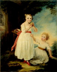 Artaud, William - Portrait de deux fillettes, dit Les Gâteaux - J 66 - Musée Cognacq-Jay