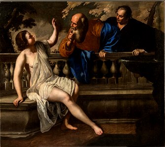 Artemisia Gentileschi - Susanna and the Elders near a Balcony
