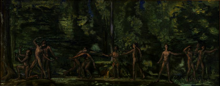 Arthur Bowen Davies - Clothed in Dominion - 31.336 - Rhode Island School of Design Museum