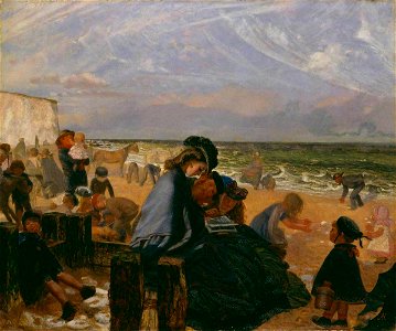 Arthur Boyd Houghton (1836-1875) - Ramsgate Sands - N03907 - National Gallery