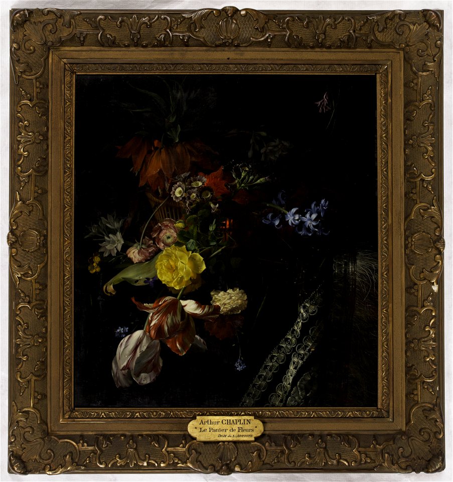 Arthur Chaplin - Le panier de fleurs - PPP2104 - Musée des Beaux-Arts de la ville de Paris