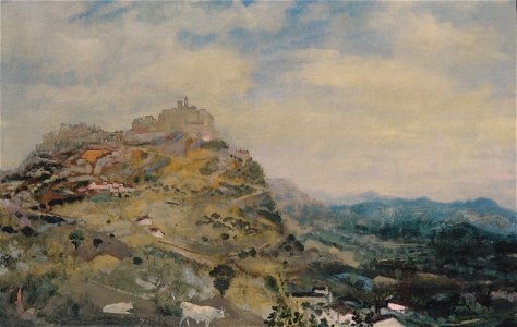 Arthur B Davies - Italian Hill Town