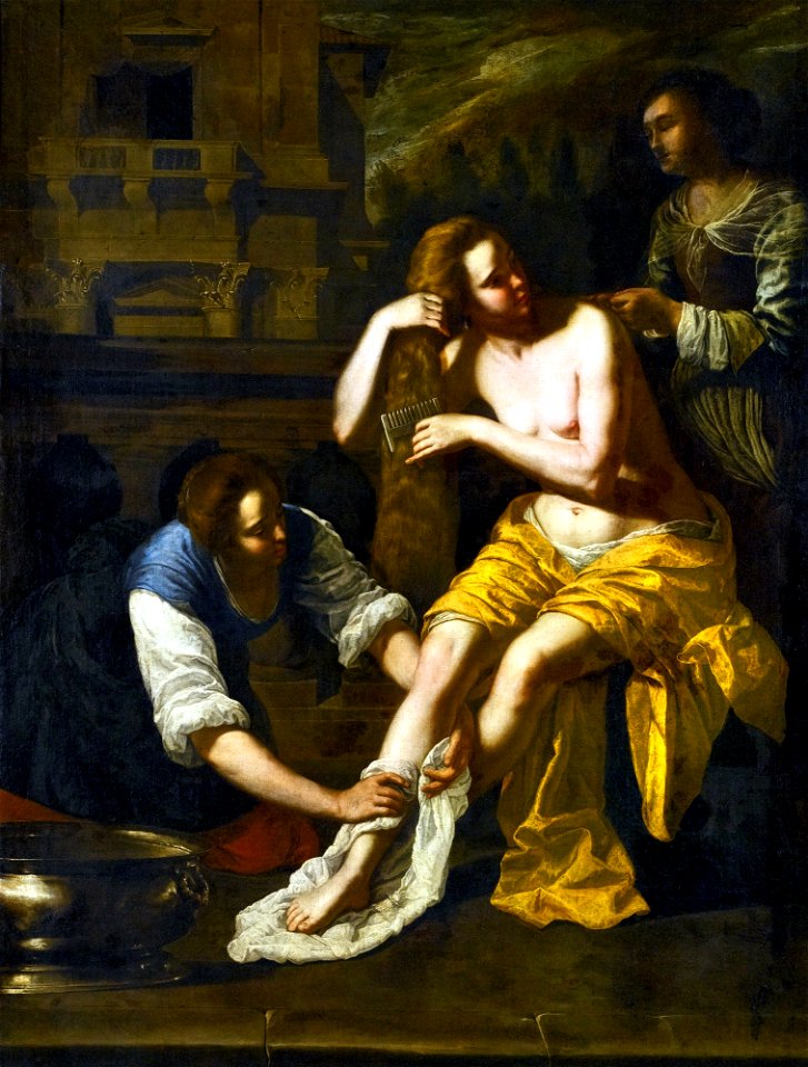 Artemisia Gentileschi - Bathsheba at Her Bath (ca. 1637-1638)