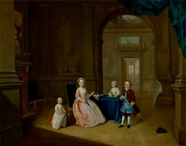 Arthur Devis - Children in an Interior - Google Art Project
