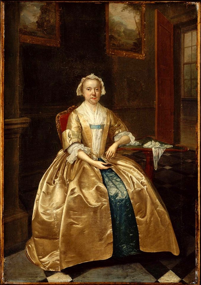 Arthur Devis - Portrait of a Woman Seated beside a Table - 53.2857 - Museum of Fine Arts
