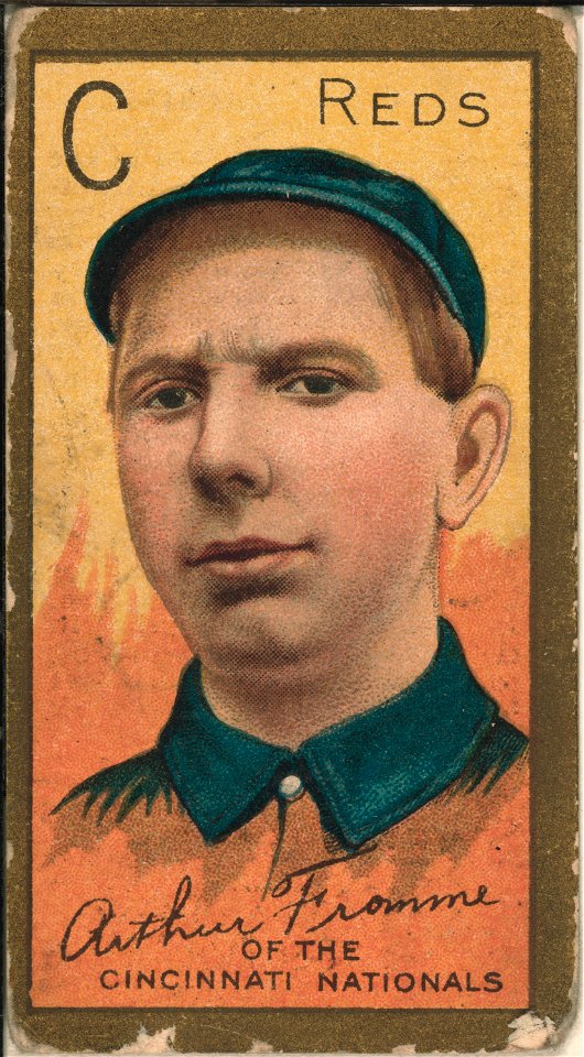 Arthur Fromme, Cincinnati Reds, baseball card portrait LCCN2008677475