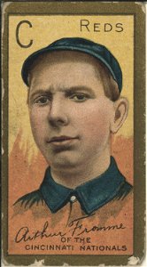 Arthur Fromme, Cincinnati Reds, baseball card portrait LCCN2008677475