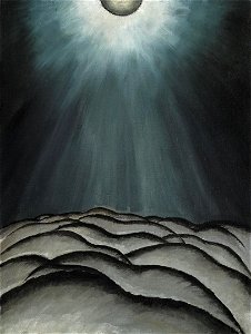 Arthur Dove - Moon and Sea No. II - promised gift 1166 moon-and-sea-no-ii - Crystal Bridges Museum of American Art