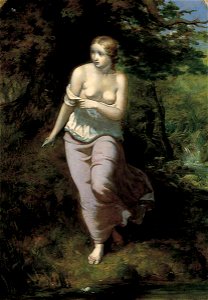 Arthur Hughes (1832-1915) - Musidora Bathing - 1935P39 - Birmingham Museums Trust