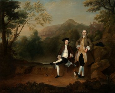 Arthur Devis - Robert Gwillym of Atherton and William Farington of Werden - 1958.60 - Yale University Art Gallery