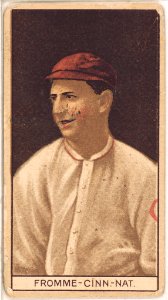 Arthur Fromme, Cincinnati Reds, baseball card portrait LCCN2008677974