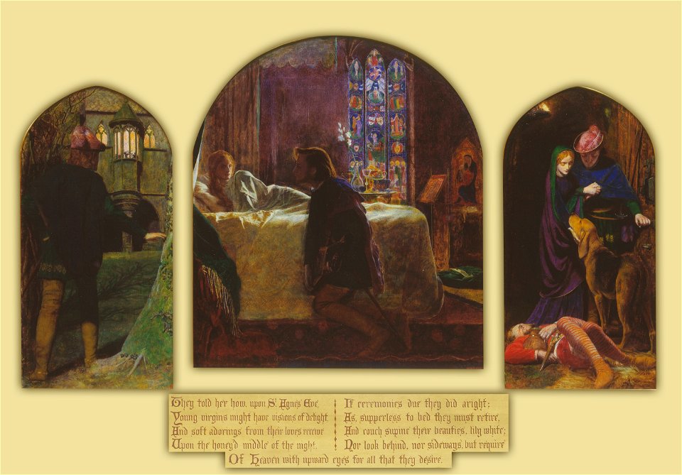 Arthur Hughes - The Eve of St Agnes - Google Art Project