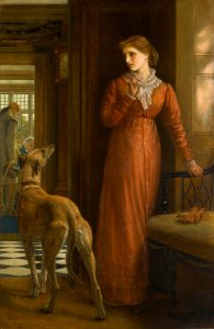 Arthur Hughes Uncertainty 1878. Free illustration for personal and commercial use.
