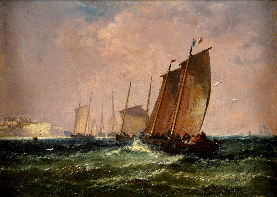 Arthur J Meadows Vor der englischen Küste