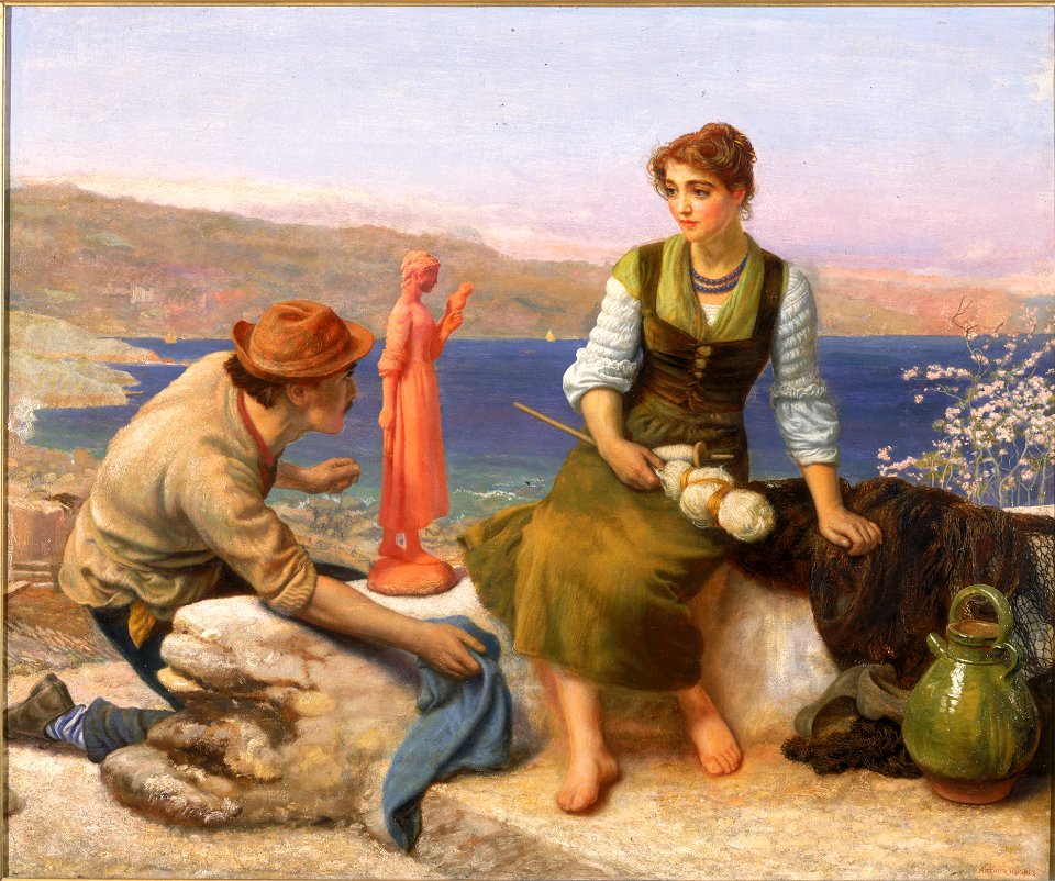 Arthur Hughes - The Potter's Courtship