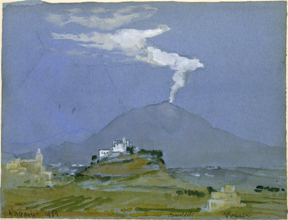 Arthur Bowen Davies - Landscape (Camaldoli) - 1970-2.7 - Albright–Knox Art Gallery