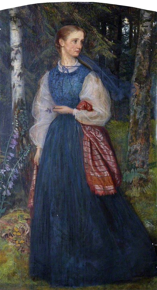Arthur Hughes (1832-1915) - Mrs Thomas Woolner, née Alice Gertrude Waugh (1845–1912) - 830873 - National Trust