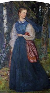 Arthur Hughes (1832-1915) - Mrs Thomas Woolner, née Alice Gertrude Waugh (1845–1912) - 830873 - National Trust