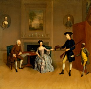 Arthur Devis - John Orde, His Wife Anne, and His Eldest Son William - Google Art Project