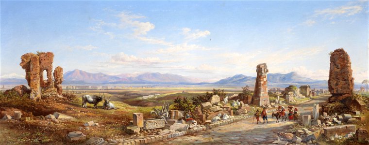 Arthur John Strutt Viandanti sull'Appia Antica