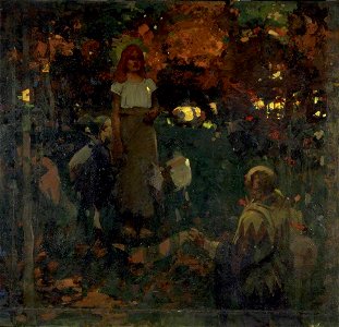 Arthur Melville (1855-1904) - Audrey and her Goats - N04043 - National Gallery