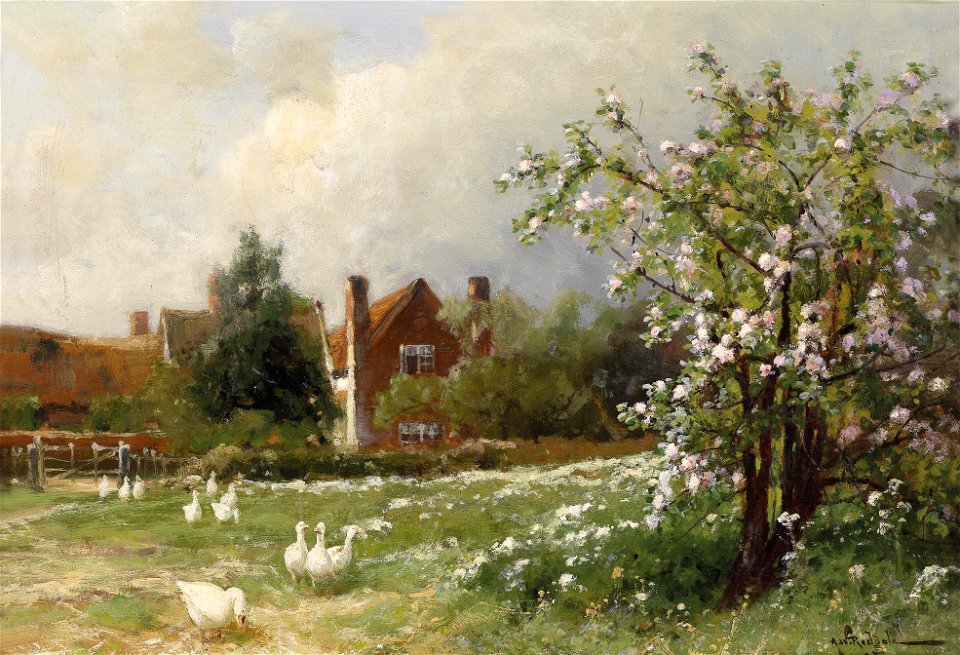 Arthur W Redgate Frühlingsidylle