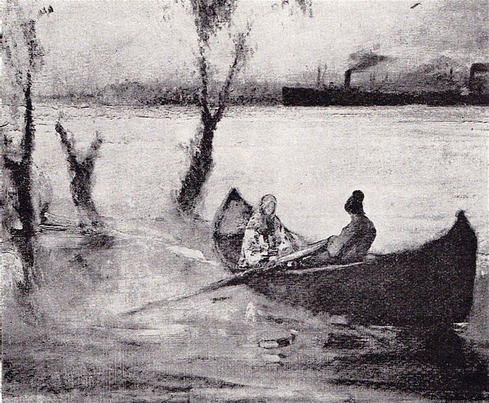Arthur Verona - In portul Braila - La Ghecet