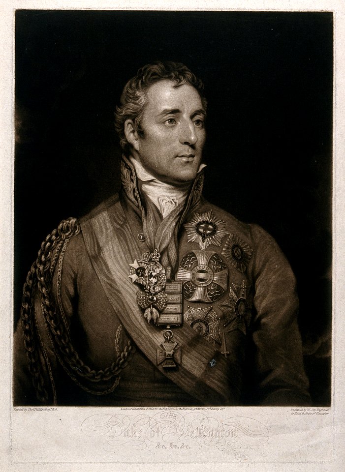 Arthur Wellesley, first Duke of Wellington. Wellcome V0048407