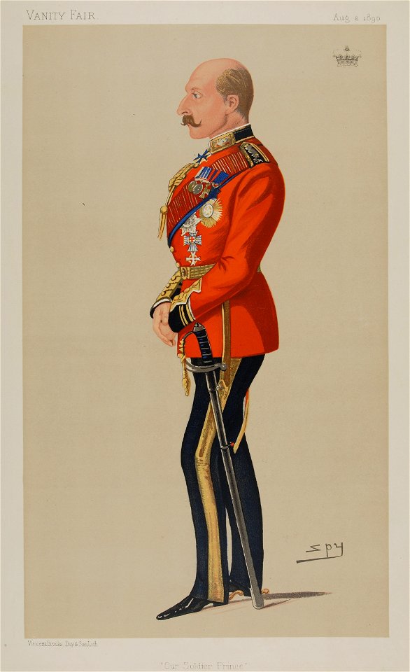 Duke of Connaught and Strathearn Vanity Fair 2 August 1890