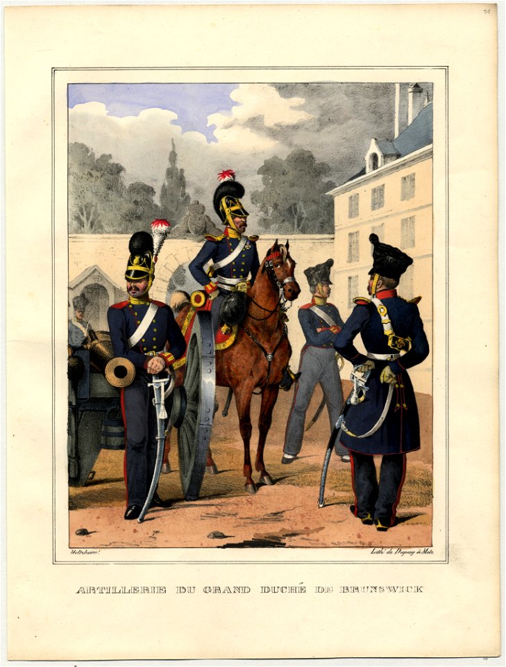 Artillerie du grand duché de Brunswick FIE IPO 022