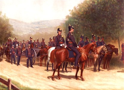 Artillerie van het O.I. leger. Groot tenue. 1896
