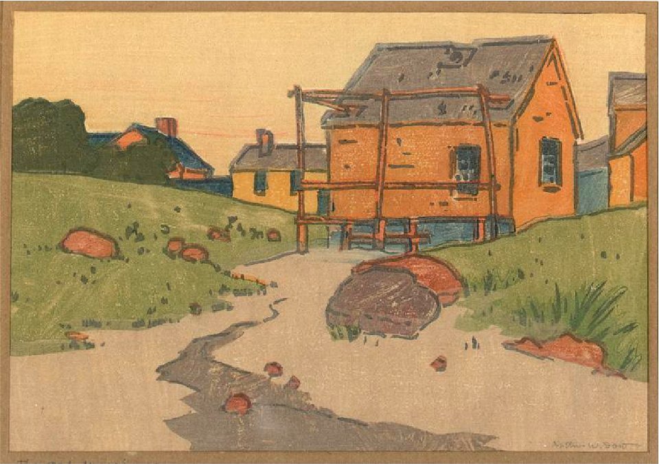 Arthur Wesley Dow - The clam house