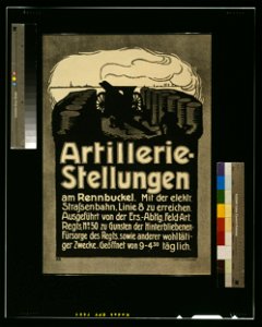 Artillerie-Stellungen - AK. LCCN2004665818