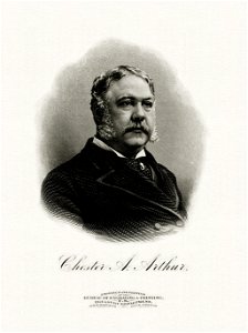ARTHUR, Chester A-President (BEP engraved portrait)